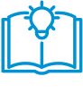 Lightbulb and book icons